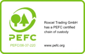 PEFC Certificate for ROXCEL Trading